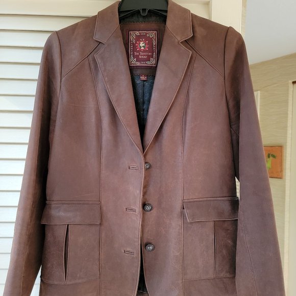 Leather Blazer - Picture 1 of 5